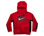 Nike Kids' Just Do It Pullover Hood - Gym Red/Black
