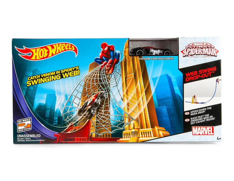 Hot wheels spiderman store track set