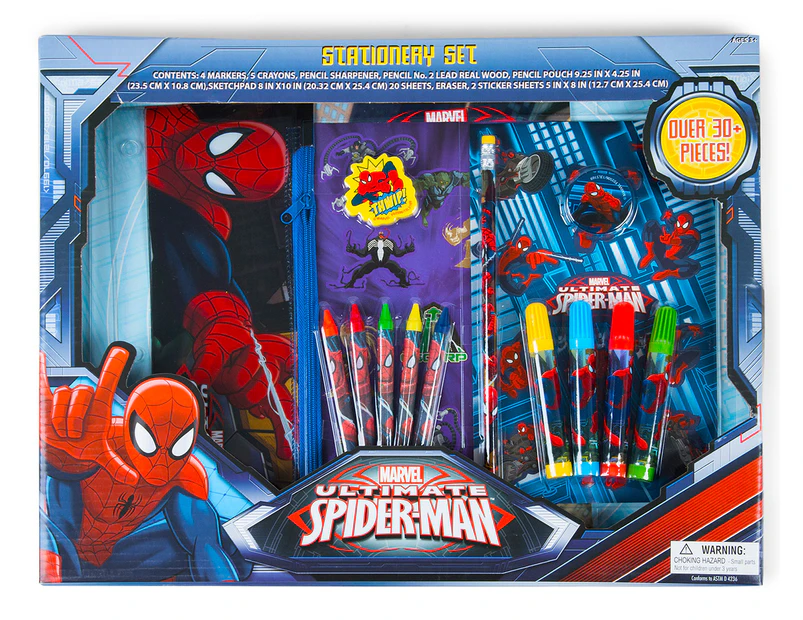 Spider-Man 30Pc Stationery Set