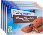 4 x Weight Watchers Baked Bars Chewy Chocolate 154g 7pk