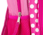 Minnie Girls' 16" Glitter w/ Lights Backpack - Pink