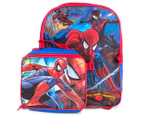 Spider-Man 16" Backpack w/ Detachable Lunch Pack - Red/Blue