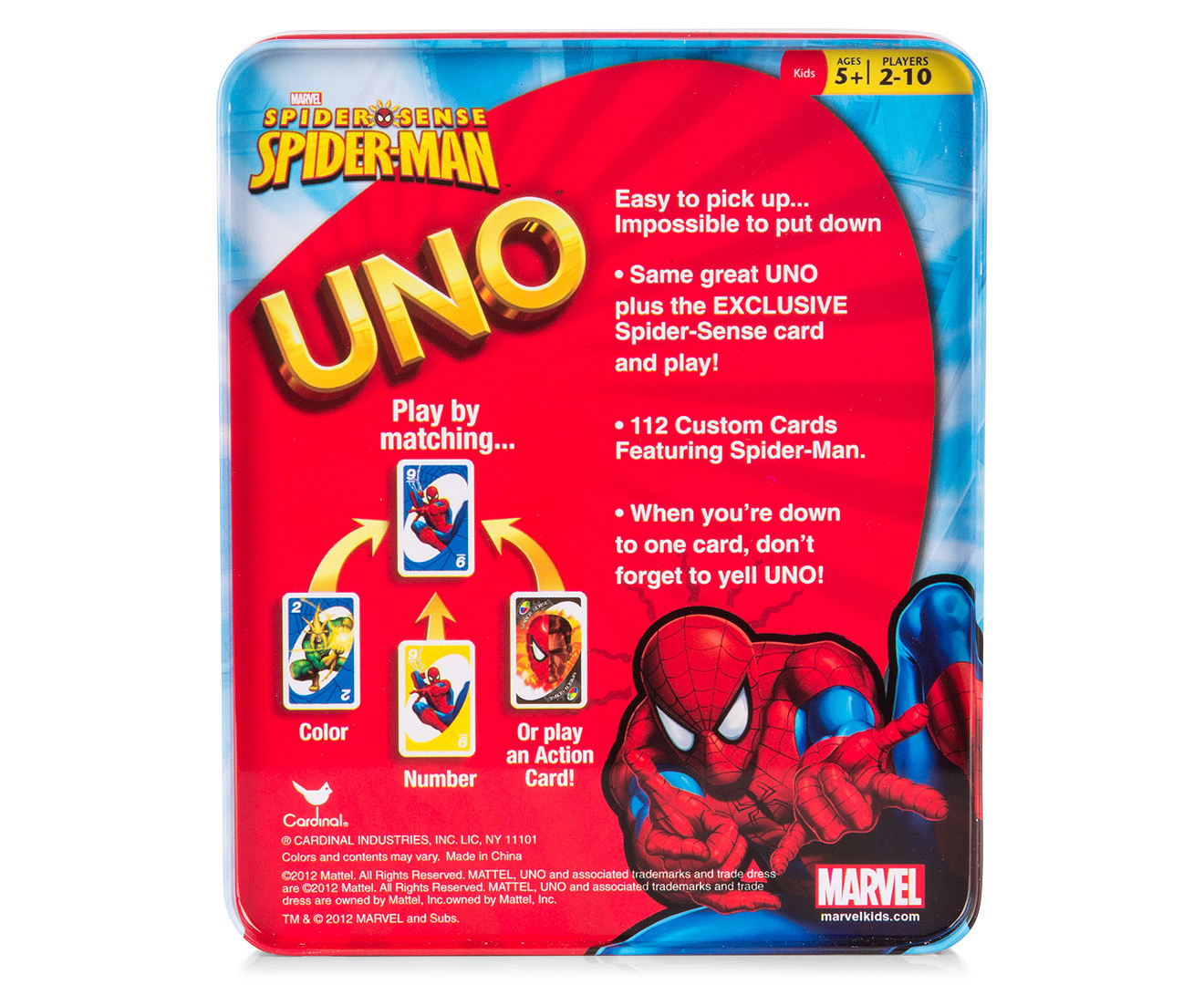 Spider-Man UNO Card Game 