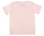 Bonds Baby Newborn Stretchies Short Sleeve Tee - Pink 2