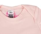 Bonds Baby Newborn Stretchies Short Sleeve Tee - Pink 3