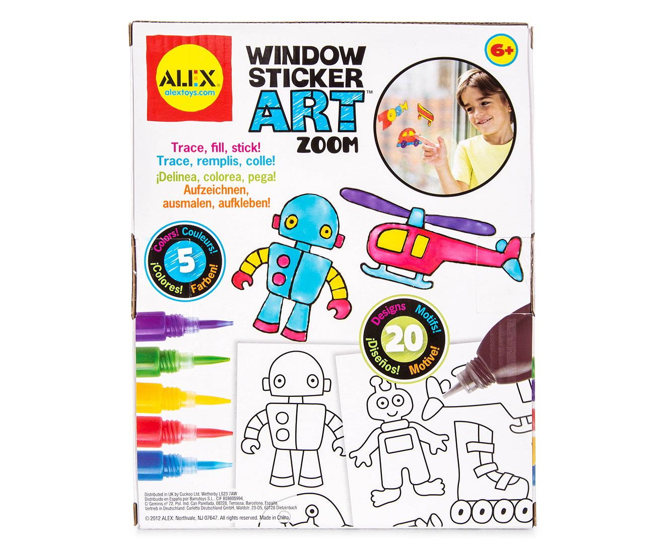 Alex window shop sticker art