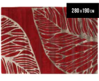 Textured Jazzabel Wool Rug 280 x 190cm - Scarlette