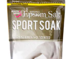 2 x Health Smart Epsom Salt Sport Soak Spearmint & Menthol 454g