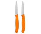 Victorinox Swiss Classic 8cm Straight Paring Knife 2-Pack - Orange