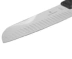 Victorinox Swiss Classic 17cm Fluted Santoku Knife - Black 5