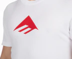 Emerica Men's Triangle 7.1 Tee - White/Red