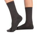 Quiksilver Men's Size 6-10 Heel Cushion Crew Sock 5-Pack - Multi