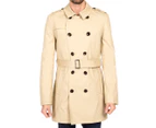 Ben Sherman Men's Classic Trench Coat - Toffee