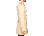 Ben Sherman Men's Classic Trench Coat - Toffee