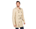 Ben Sherman Men's Classic Trench Coat - Toffee