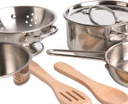 Melissa & Doug Let's Play House Stainless Steel Pots & Pans Set
