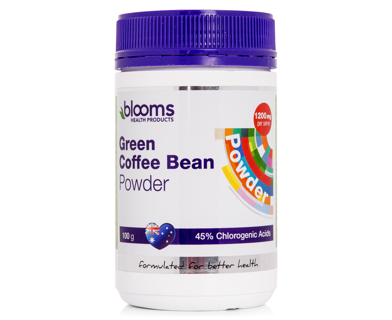 Blooms Green Coffee Bean Powder 100g | GroceryRun.com.au