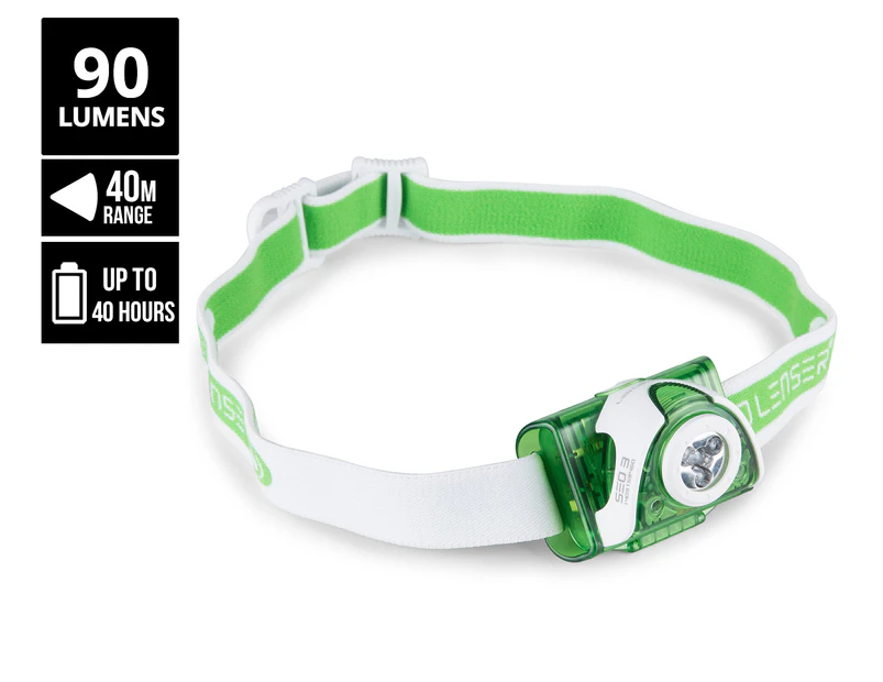 LED Lenser SEO3 Headlamp - Green/White