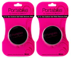 2 x Essence Of Beauty Portables Non-Acetone Nail Polish Remover Pads 32pk