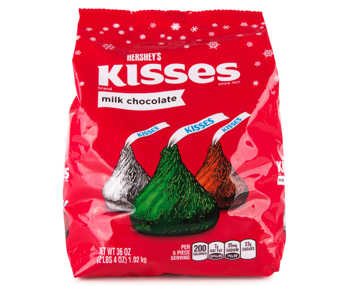 Hershey's Kisses Milk Chocolate 1.02kg