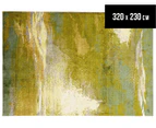 Impressionist 320 x 230cm Rug - Green/Bone