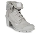 Palladium Women's Baggy Heel Boots - Vapor/Marshmallow