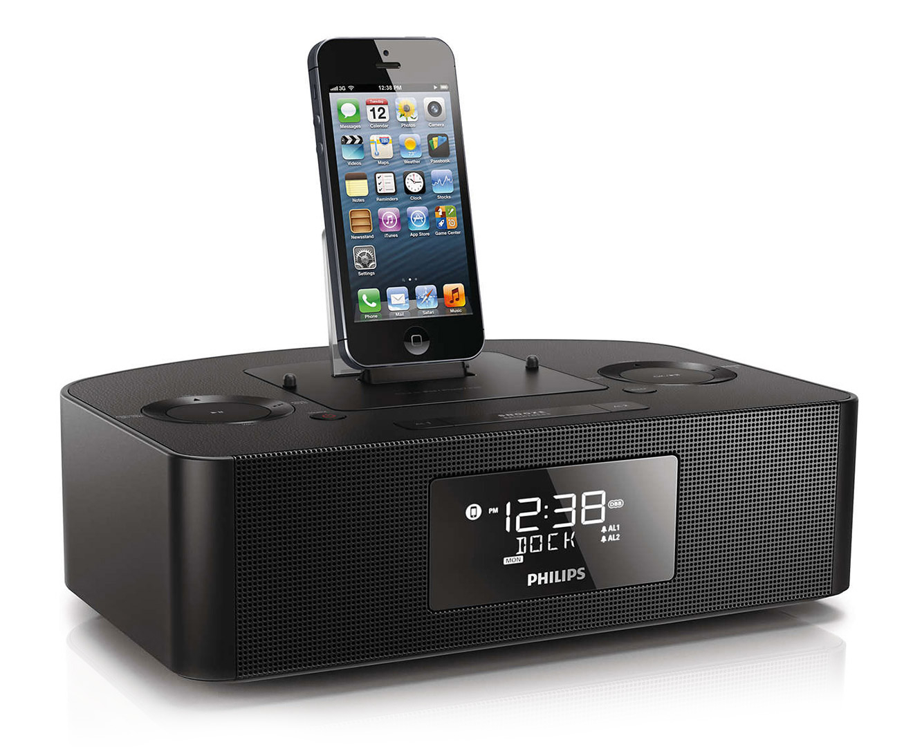 philips dual dock clock radio