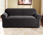 Sure Fit Stretch 2-Seater Sofa Cover - Ebony