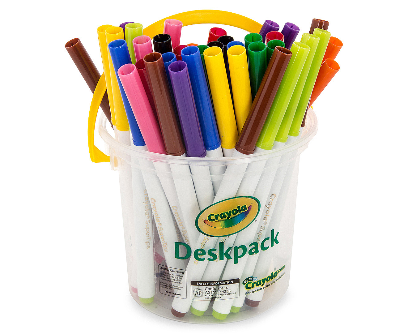 Crayola Supertips Washable Markers Deskpack Multi-Coloured Multi-Coloured