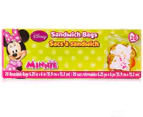 2 x Minnie Resealable Sandwich Bags 20-Pack