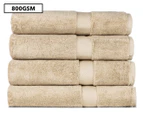Luxury Living 70x140cm Bath Towel 4-Pack - Linen