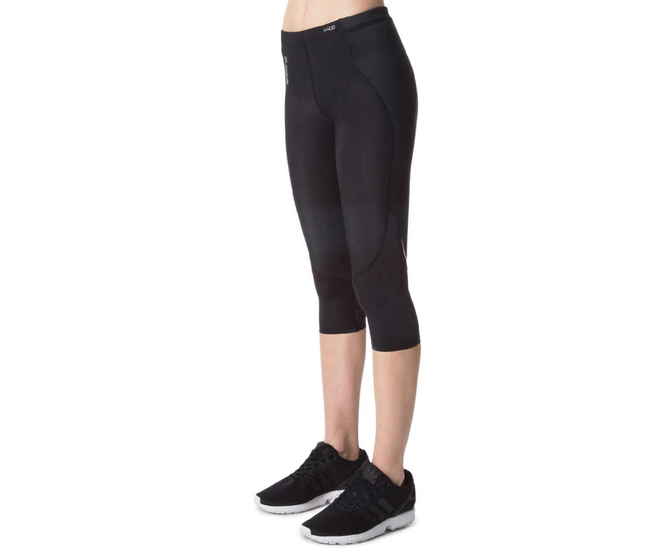 Skins Compression DNAmic Force Womens Long Tights Sports Activewear/Gym  Black - Black