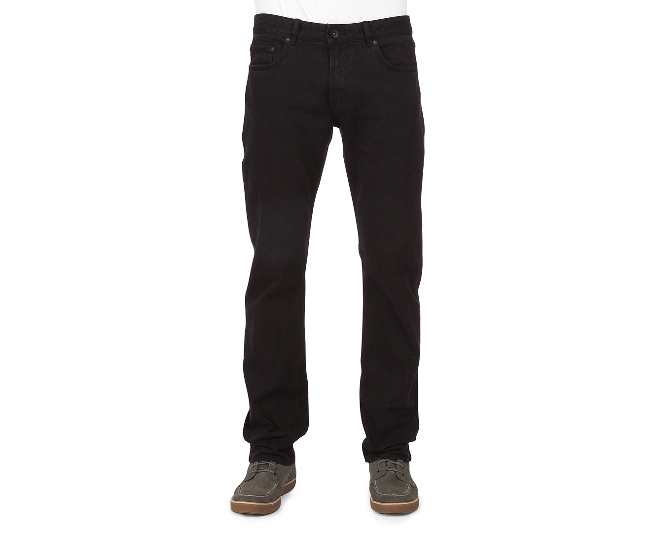 JAG Men's Flynn Straight Jeans - Black | Catch.com.au