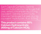 2 x Garcinia Cambogia 80% Calcium HCA 60 Caps