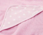 Bubba Blue 75x75cm Hooded Towel - Pink