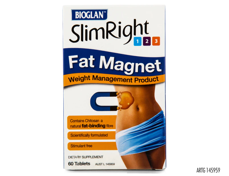 Bioglan SlimRight Fat Magnet 60 Tabs