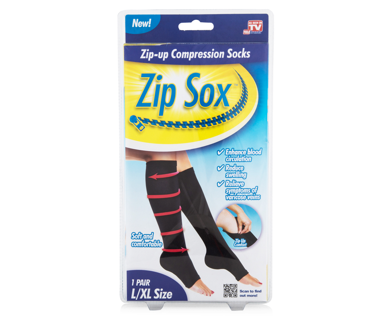 Zip Sox Size Chart