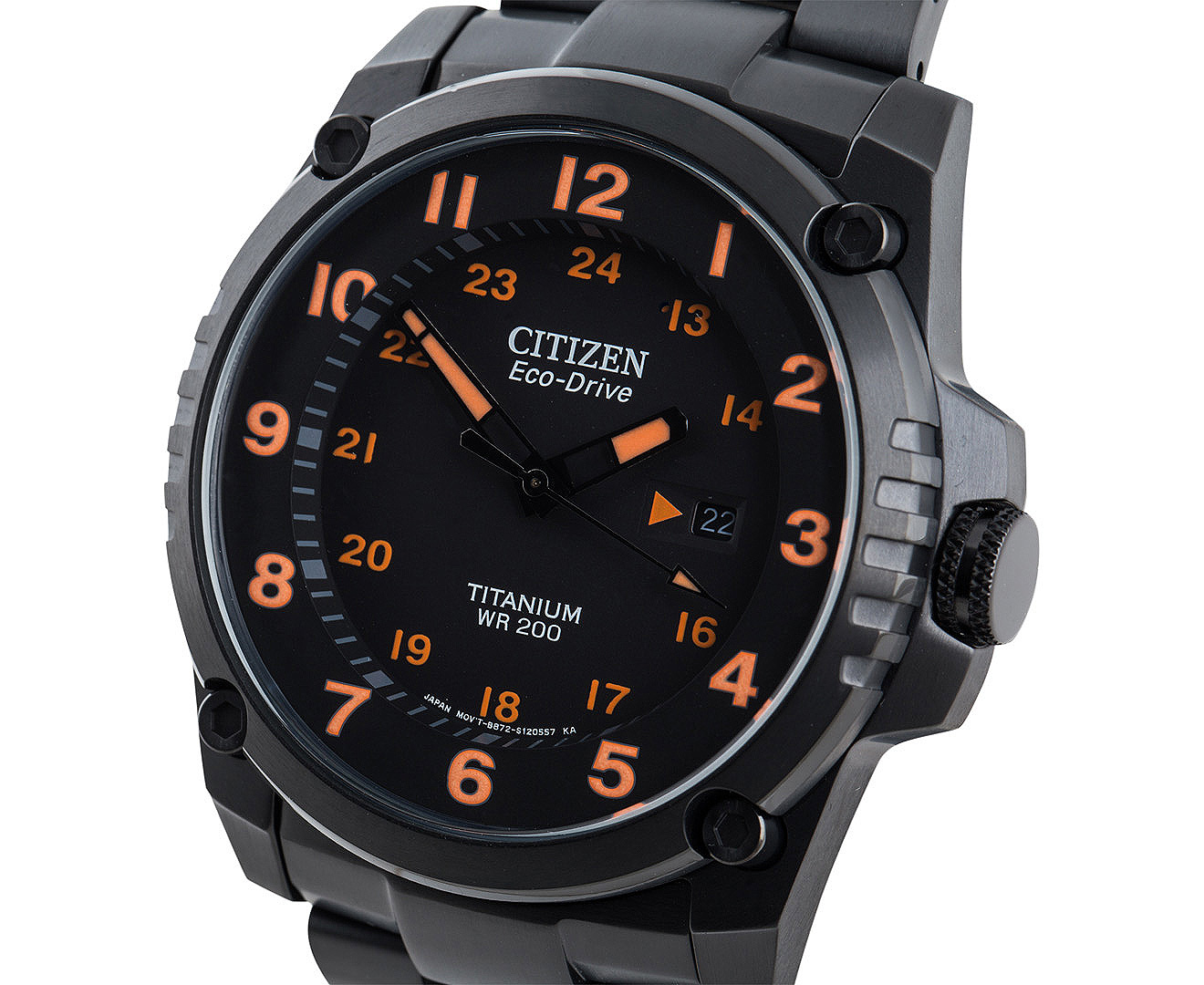 citizen titanium eco drive dive watch