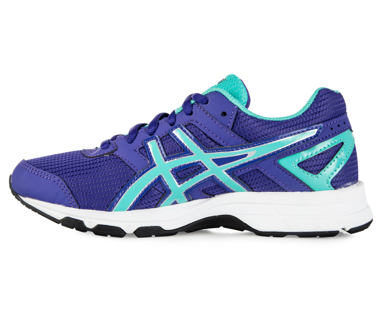 Asics Kids' Gel-galaxy 8 Gs Shoe - Blueberry Blue Green Silver 