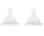 Philips AVENT Classic+ 4-Hole Fast Flow Teats 2-Pack - 6 Months