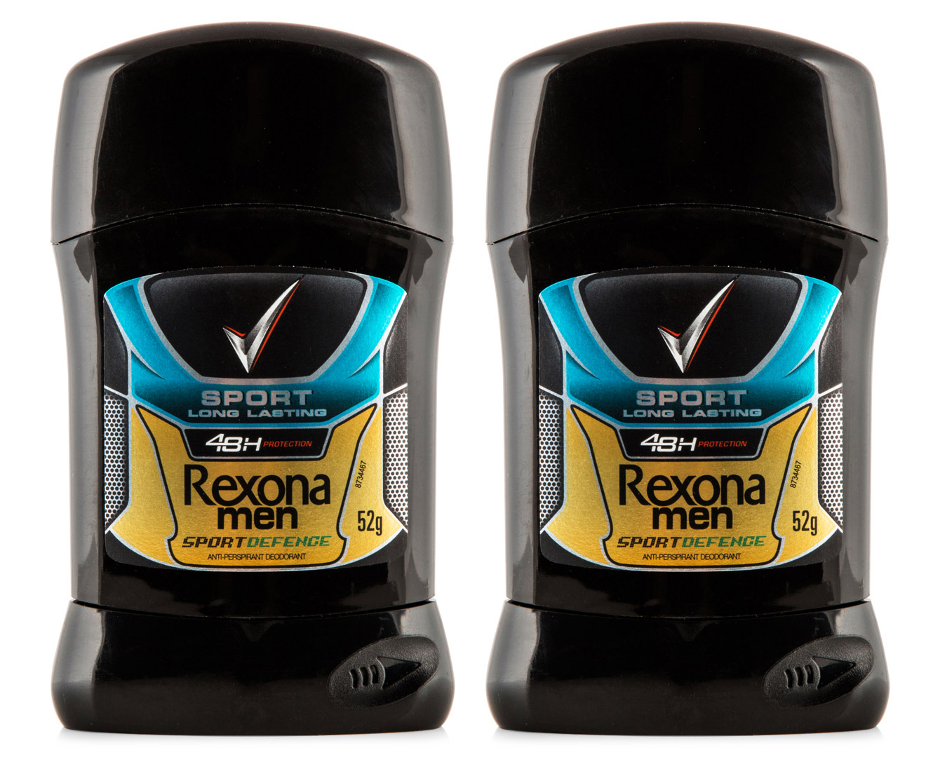 2 x Rexona Men Sport Defence Sport Stick Deodorant 52g ...