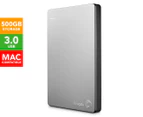 Seagate 500GB Backup Plus Slim Portable Hard Drive for Mac