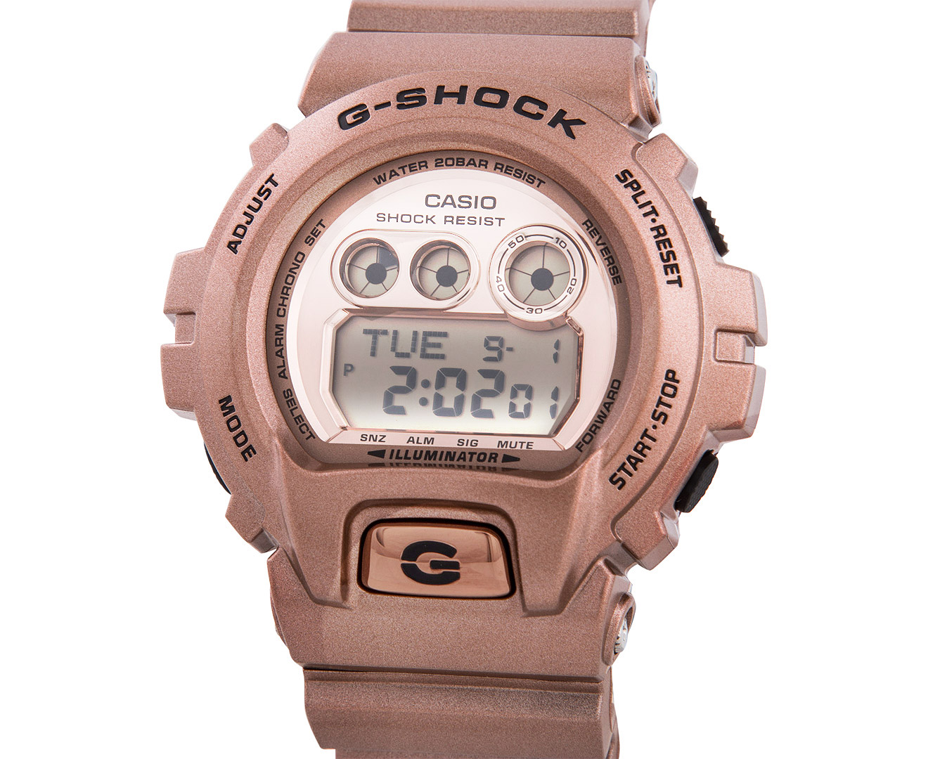 casio g shock gold dial