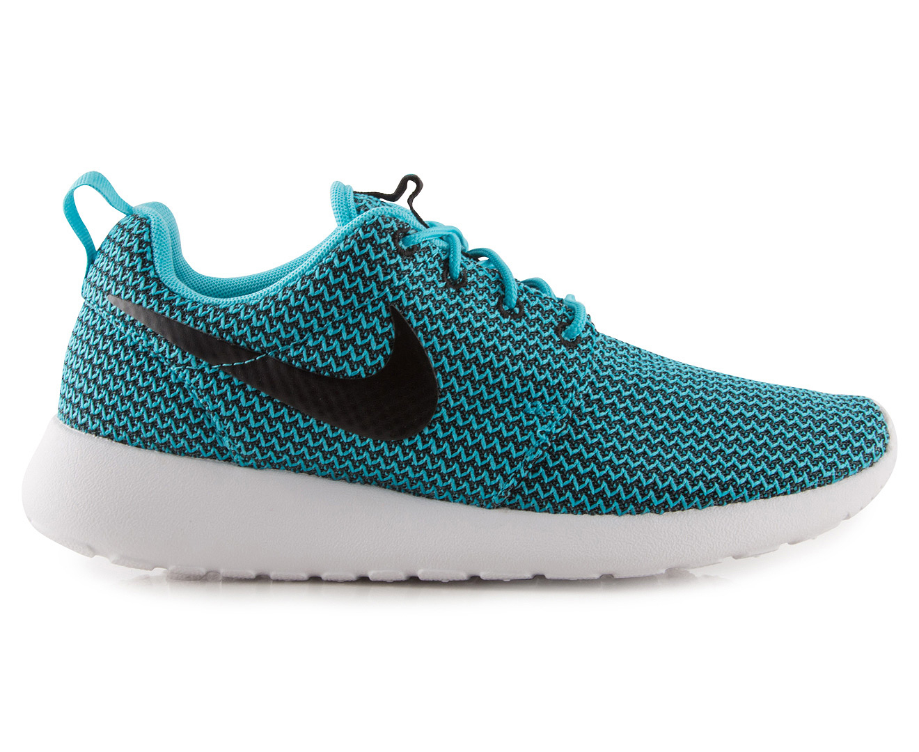 Nike roshe womens white with hot sale black swoosh