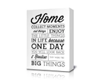 Personalised 30x45cm Inspirational Canvas Print