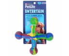 Purina PetLife Solid Rubber Jack Toy