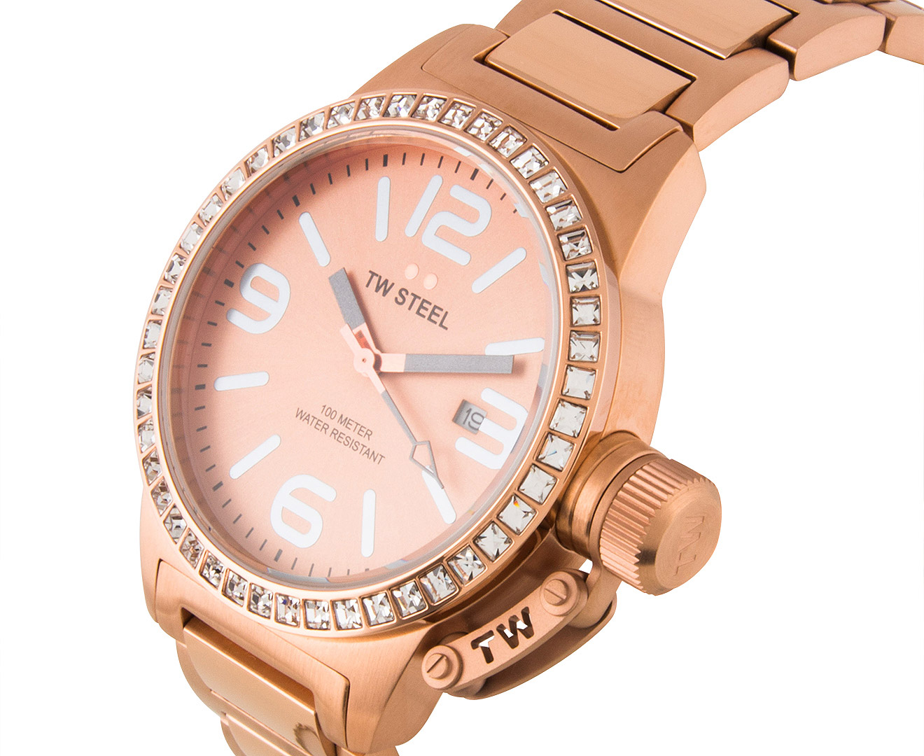 Tw steel women's outlet rose gold watch