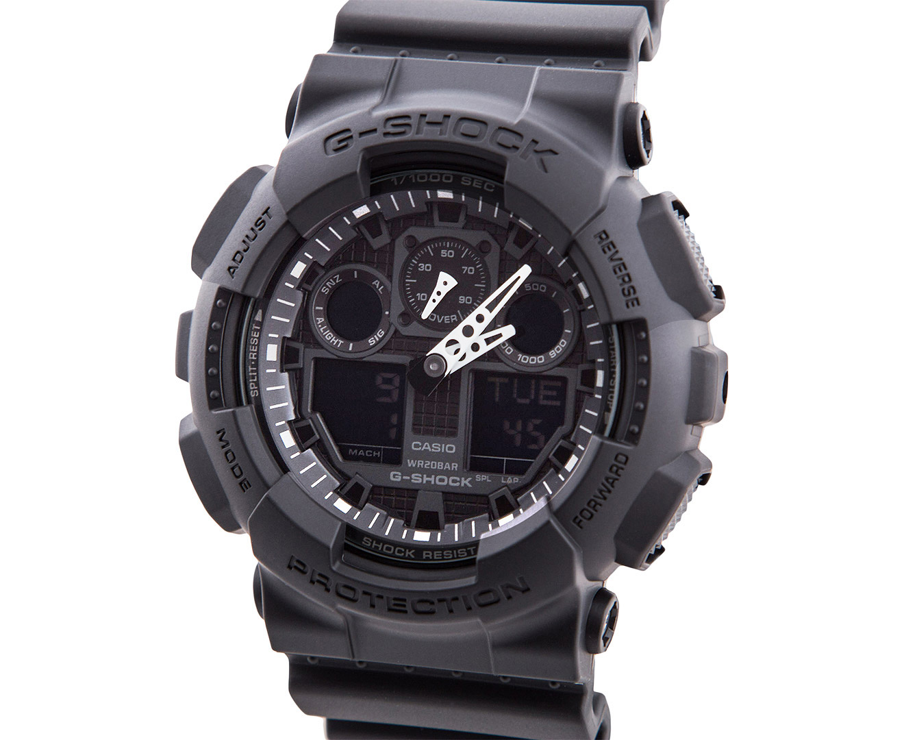 g shock ga100 black