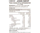 12 x John West Chunk Style Tuna - Springwater 95g