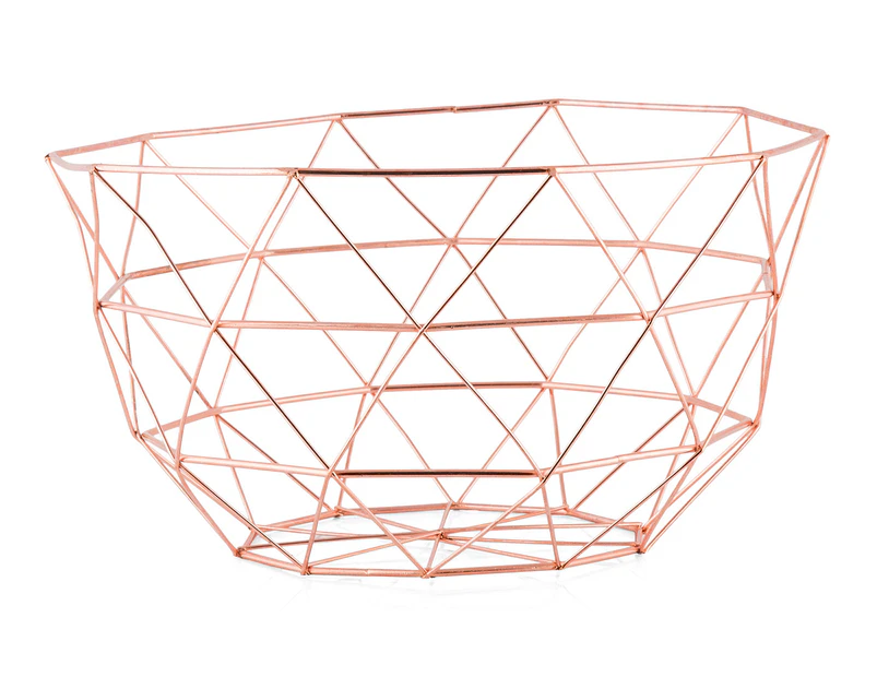 Cooper & Co. 27cm Round Basket - Copper